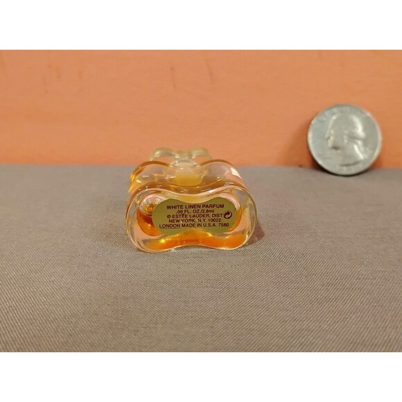 Women's Vintage Estee Lauder White Linen Parfum 2.8 ml 50% - Picture 2 of 2